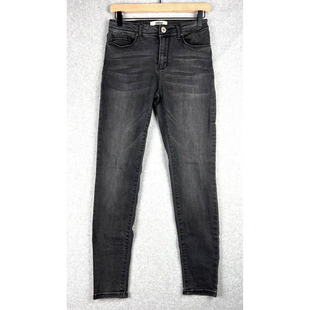 California Vintage Jeans Womens Juniors 9 Blue Slim Straight Whisker Wash